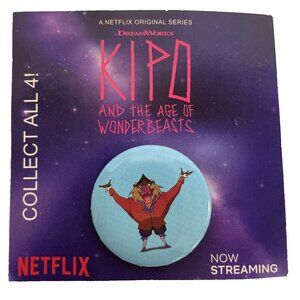 DreamWorks Kipo And The Age of Wonderbeasts Scarlemagne Pin 3 of 4 Button 2020